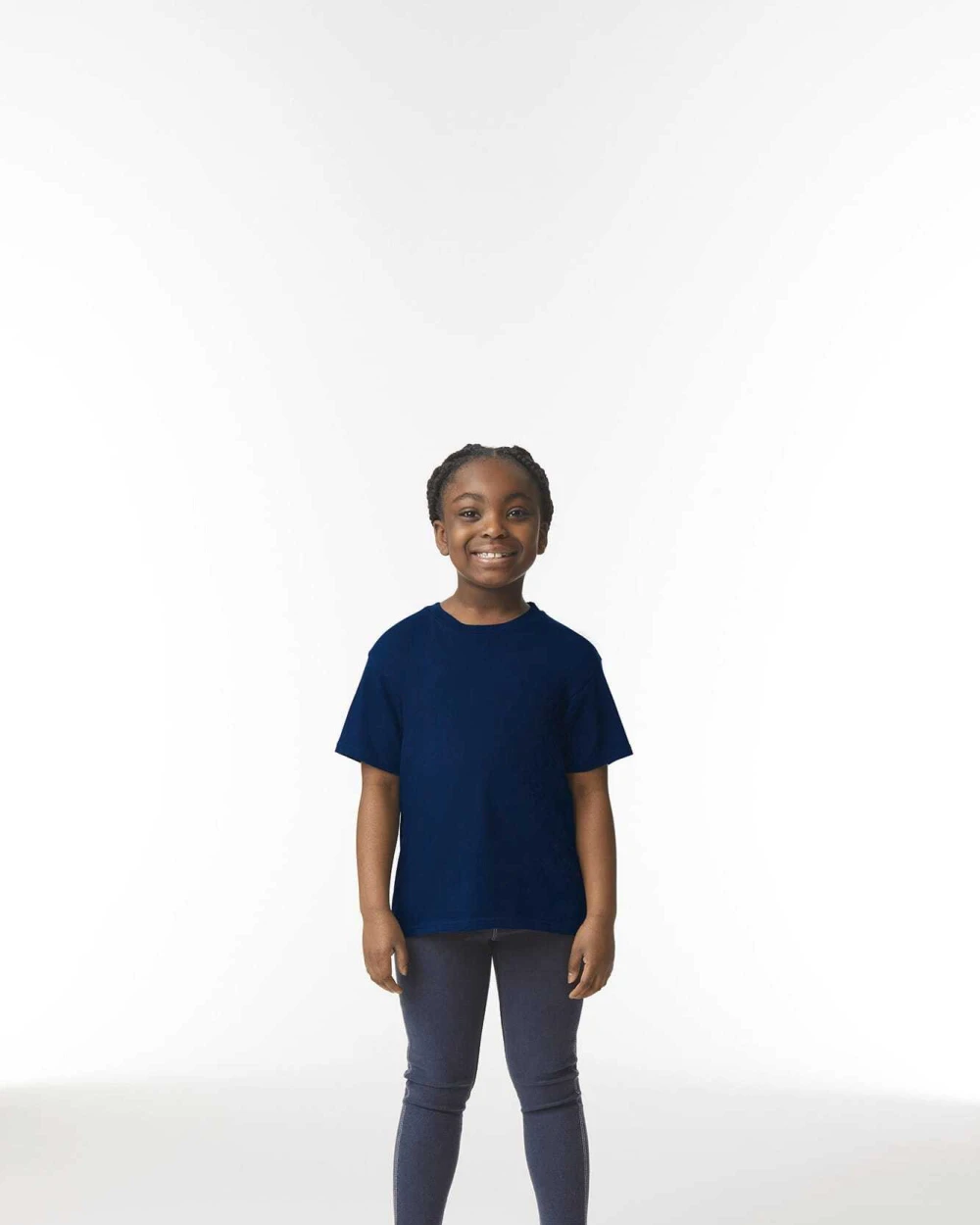 T-shirts GILDAN Softstyle Euro Fit Kinder T-shirt voor bedrukking &amp; borduring