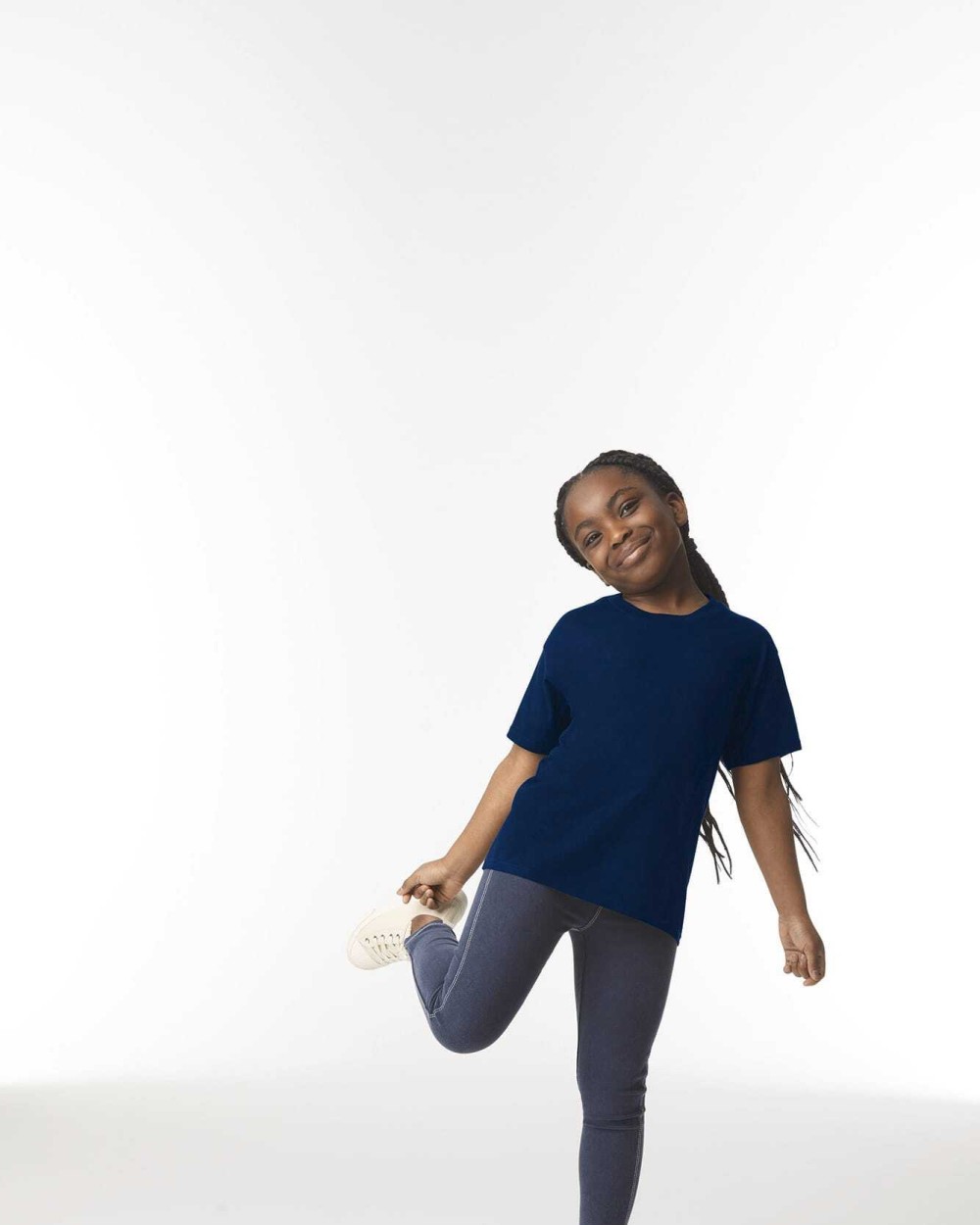 T-shirts GILDAN Softstyle Euro Fit Kinder T-shirt voor bedrukking &amp; borduring