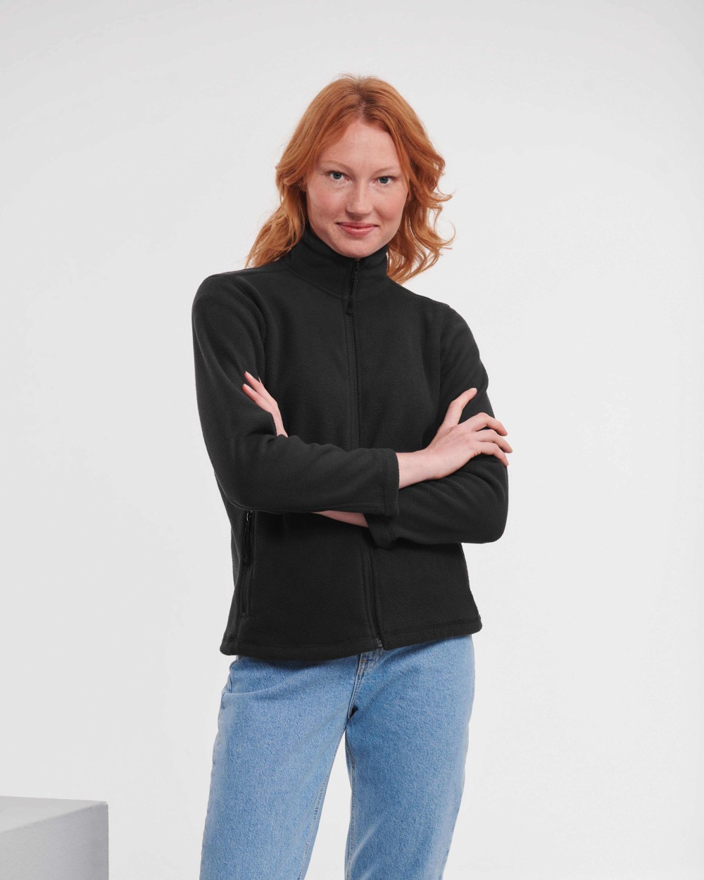 Laines polaires personnalisable RUSSELL Polaire d'exterieure à zip intégral Femme