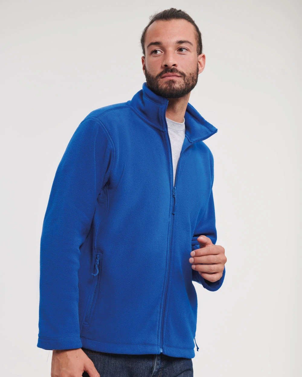 Laines polaires personnalisable RUSSELL Polaire de plein air à zip intégral