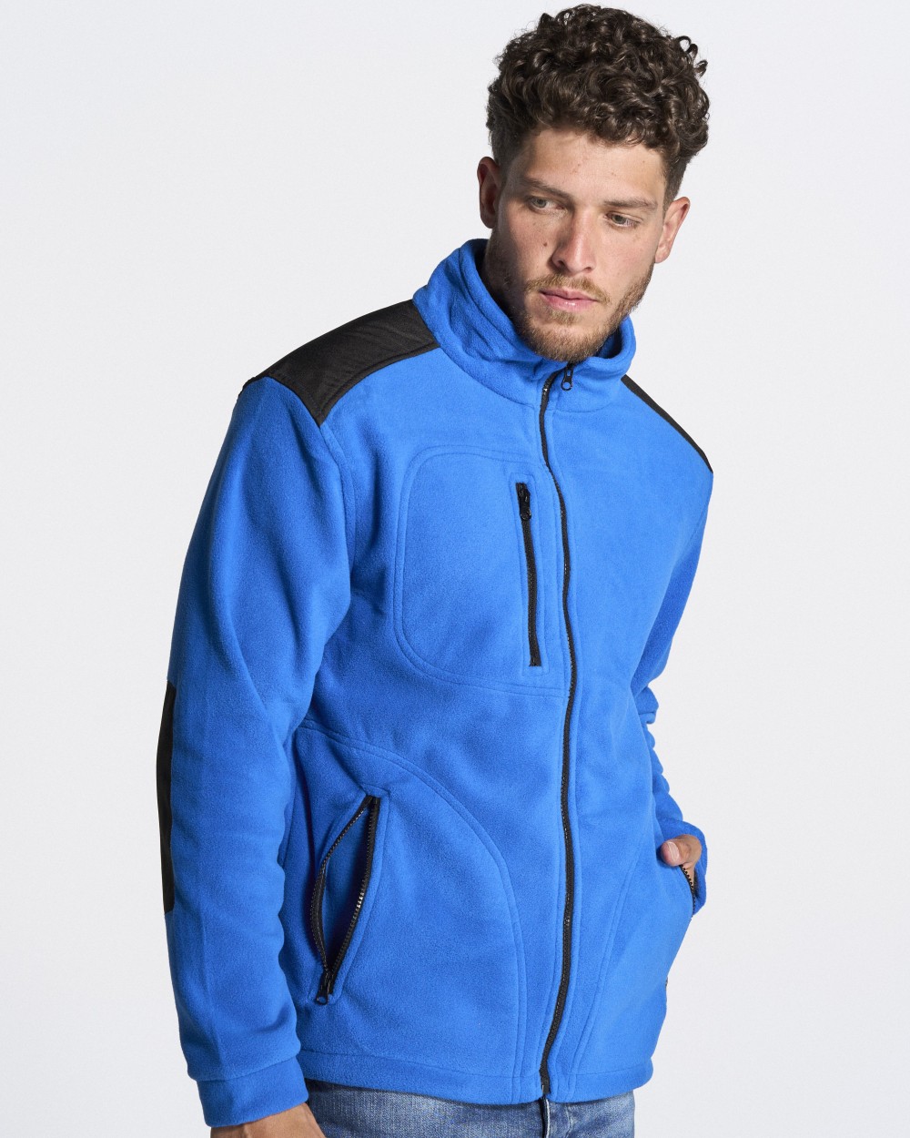 Laines polaires personnalisable JHK FULL ZIP FLEECE JACKET