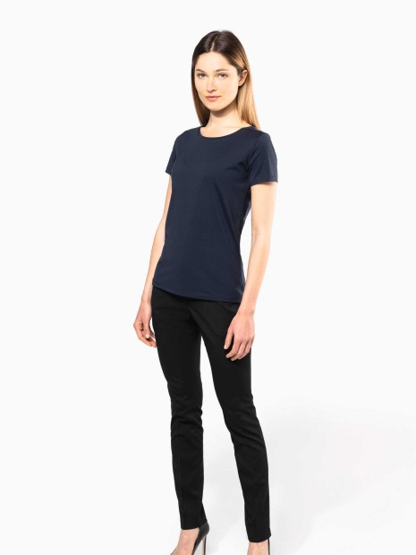 T-Shirts à personnaliser KARIBAN T-shirt Supima® col rond manches courtes femme 