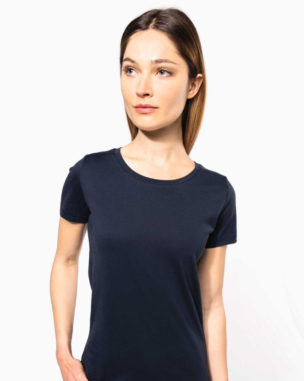 T-Shirts personnalisable KARIBAN T-shirt Supima® col rond manches courtes femme