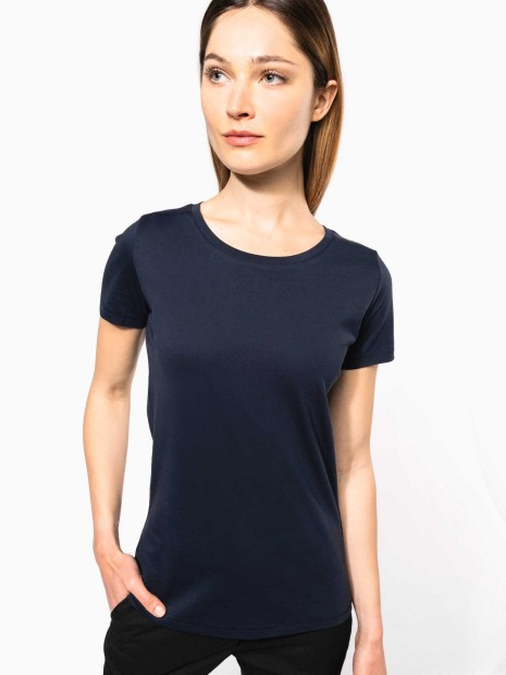 T-Shirts à personnaliser KARIBAN T-shirt Supima® col rond manches courtes femme 
