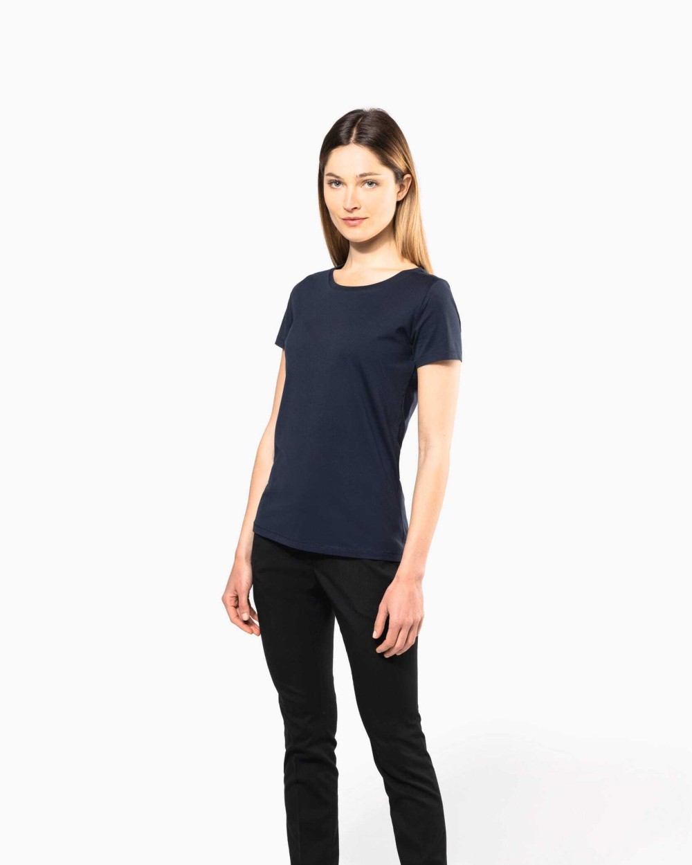 T-Shirts personnalisable KARIBAN T-shirt Supima® col rond manches courtes femme