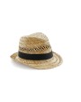 BEECHFIELD STRAW SUMMER TRILBY Bob-Mützen personalisierbar