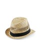 BEECHFIELD STRAW SUMMER TRILBY Bob-Mützen personalisierbar