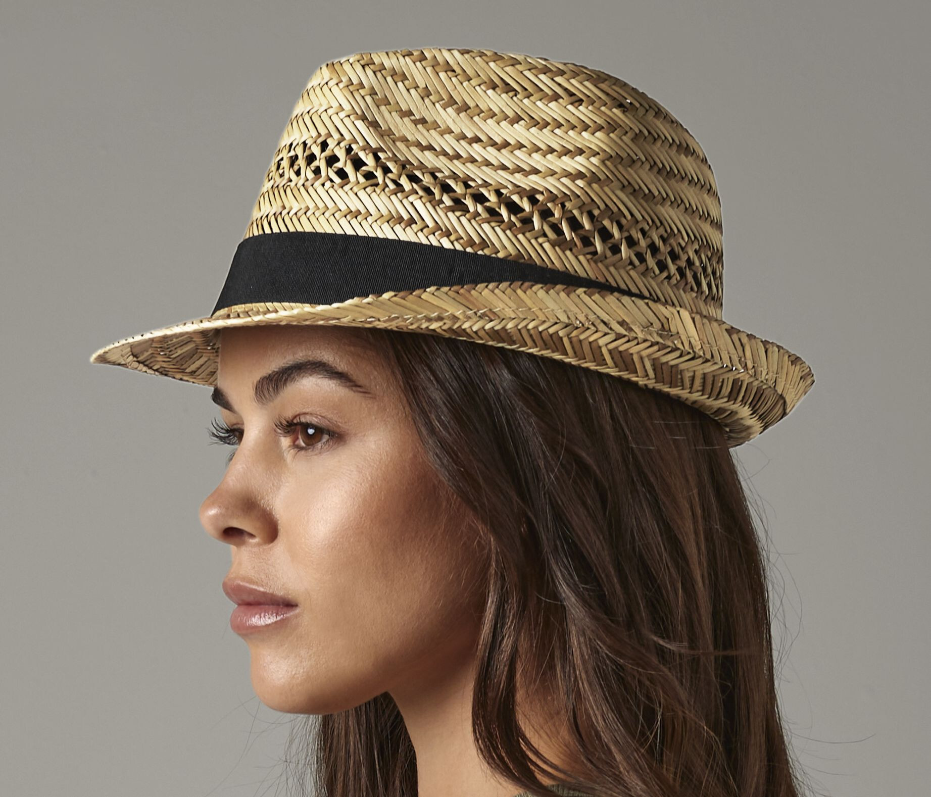 Bobs personnalisable BEECHFIELD STRAW SUMMER TRILBY