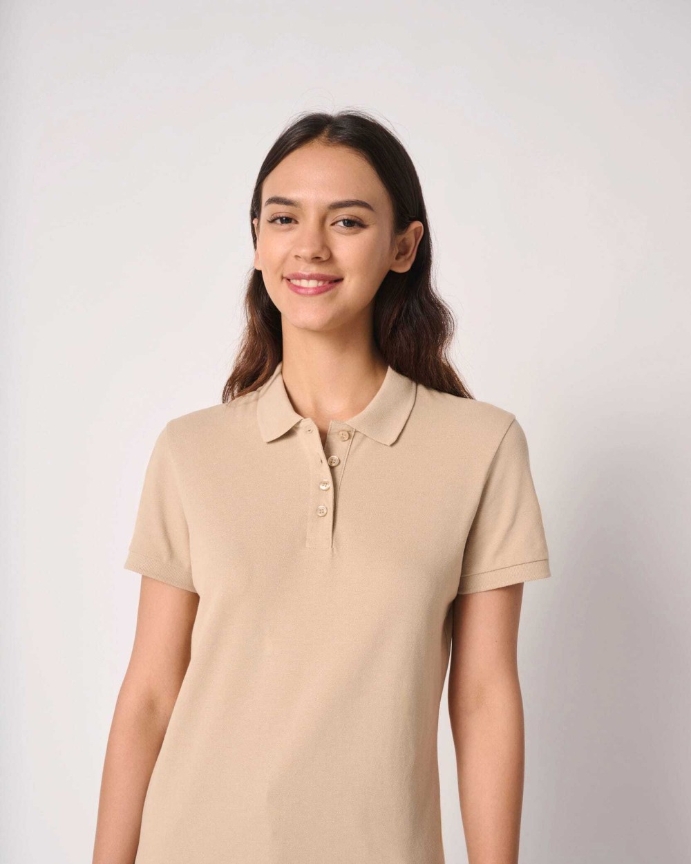 Polos personnalisable IDEAL BASIC BRAND Polo piqué femme
