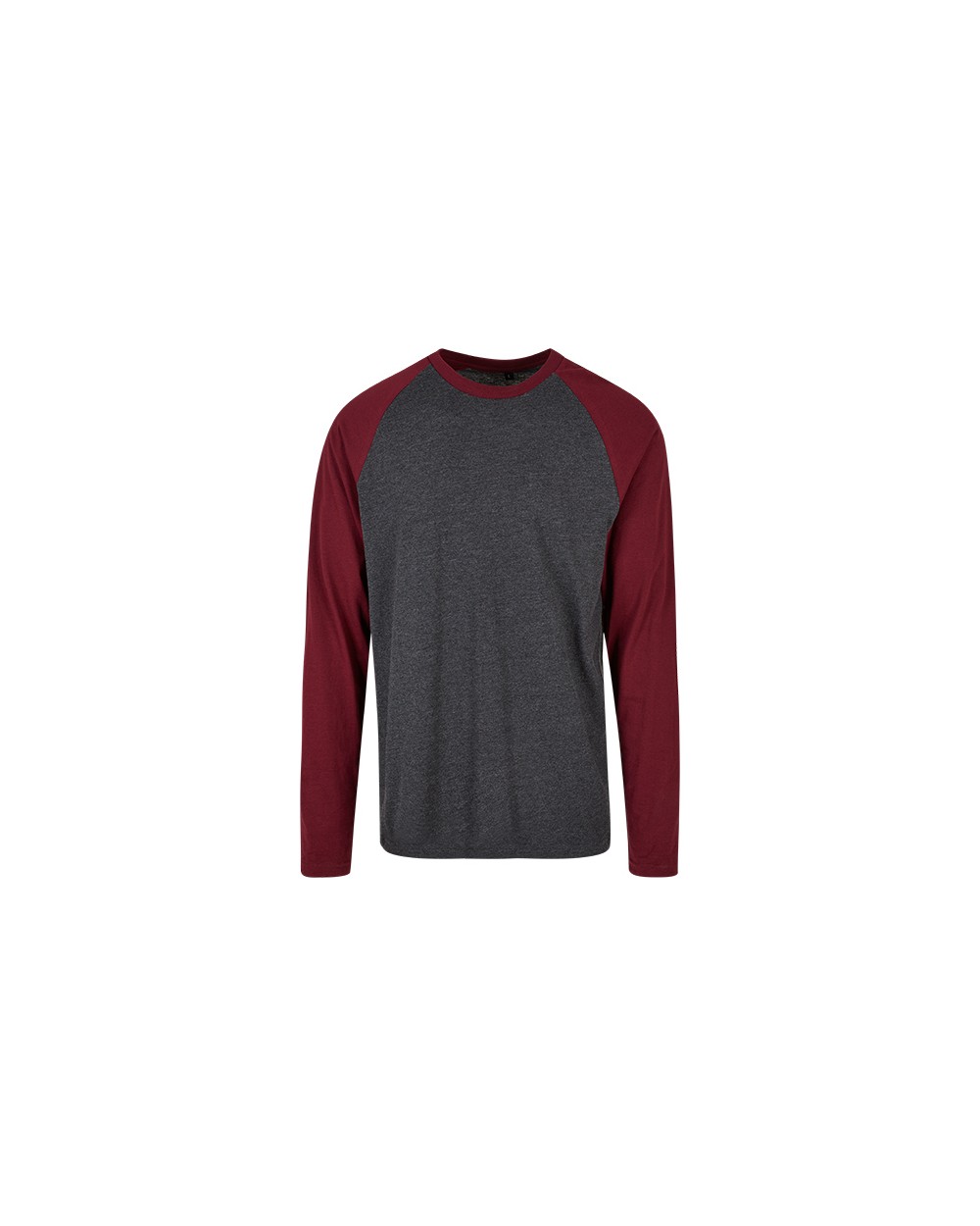 T-shirts BUILD YOUR BRAND Men´s Contrast Raglan Longsleeve T-Shirt voor bedrukking &amp; borduring
