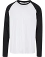 BUILD YOUR BRAND Men´s Contrast Raglan Longsleeve T-Shirt T-Shirts personalisierbar