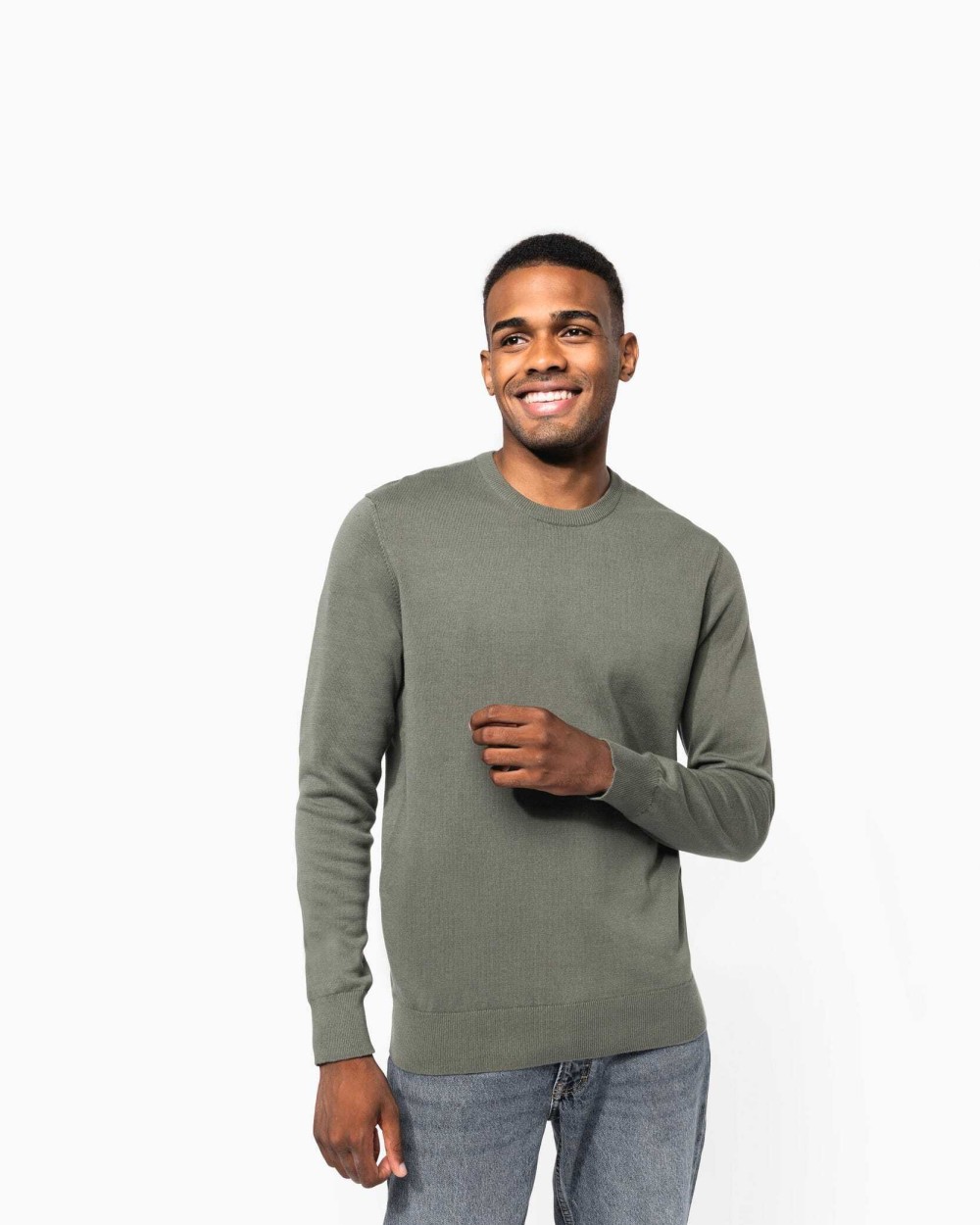 Pulls personnalisable KARIBAN Pull col rond homme