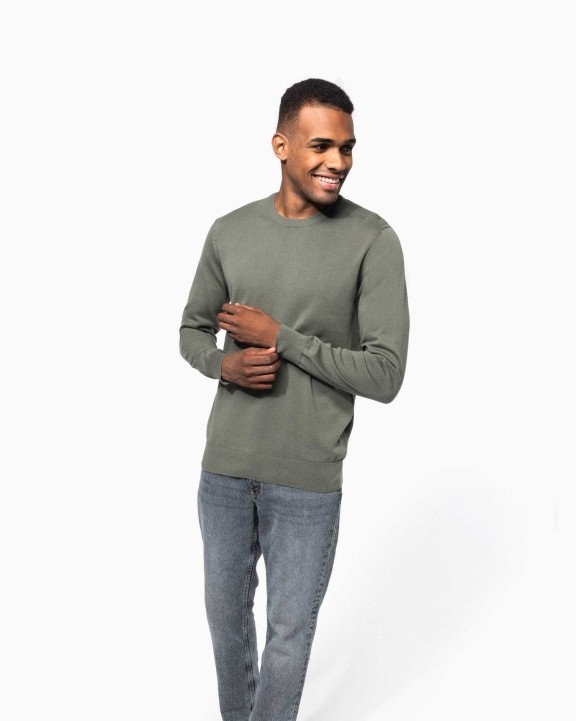 Truien KARIBAN Heren pullover met ronde hals voor bedrukking &amp; borduring