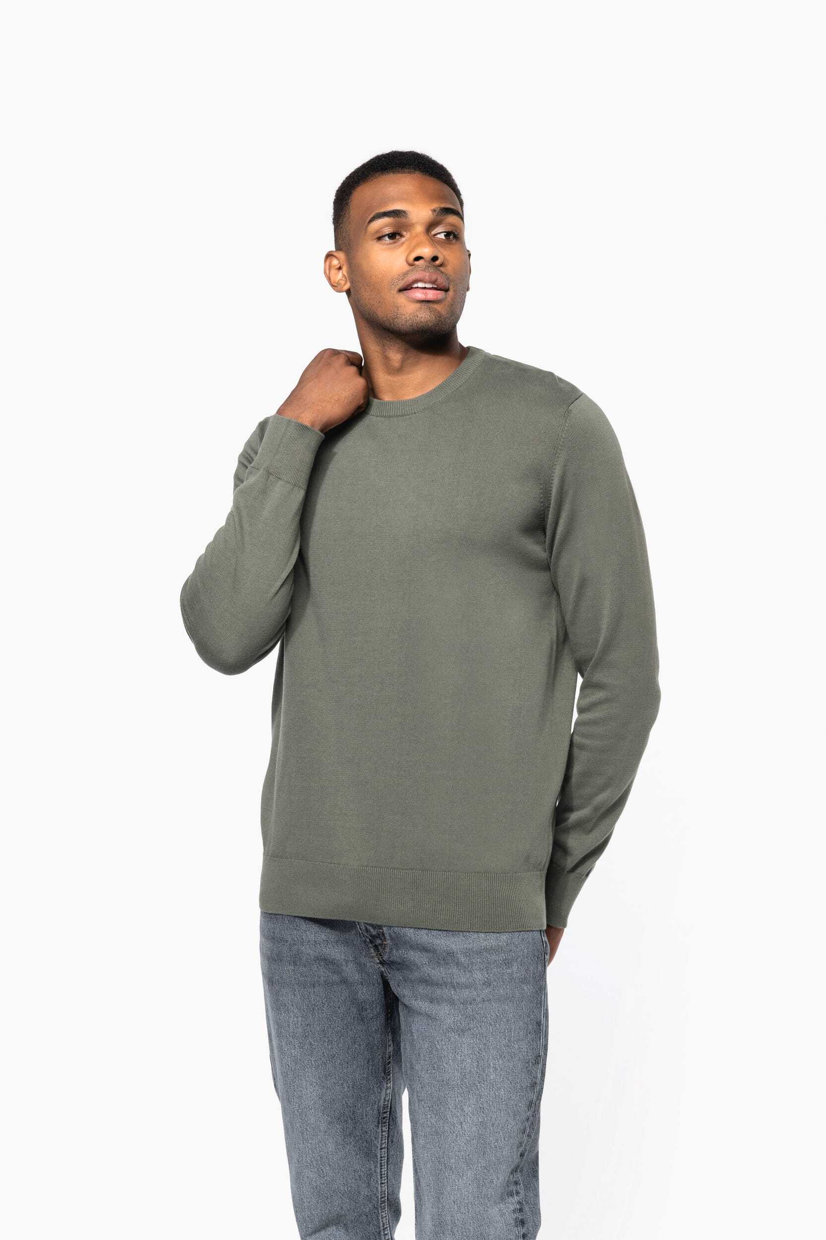 Pulls personnalisable KARIBAN Pull col rond homme