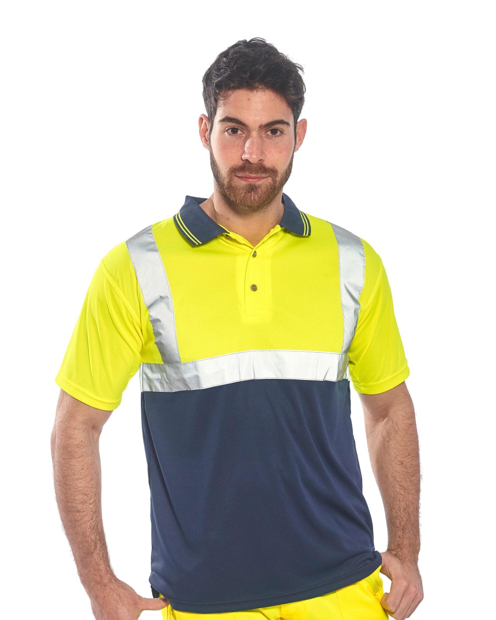Polo's PORTWEST Two-tone polo (S479) voor bedrukking &amp; borduring