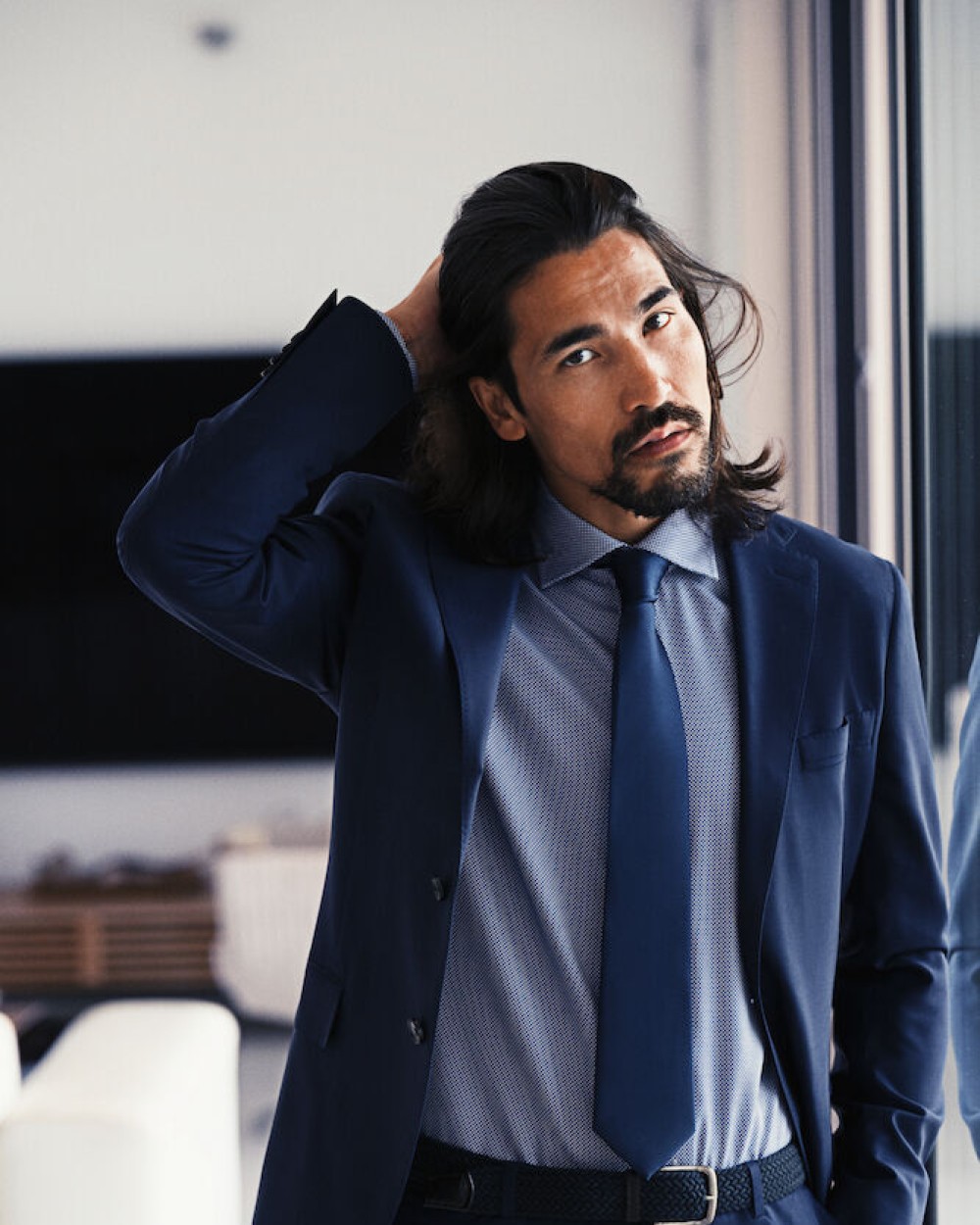 Bandanas, Foulards & Dassen J. HARVEST & FROST Silk Oxford Tie voor bedrukking &amp; borduring