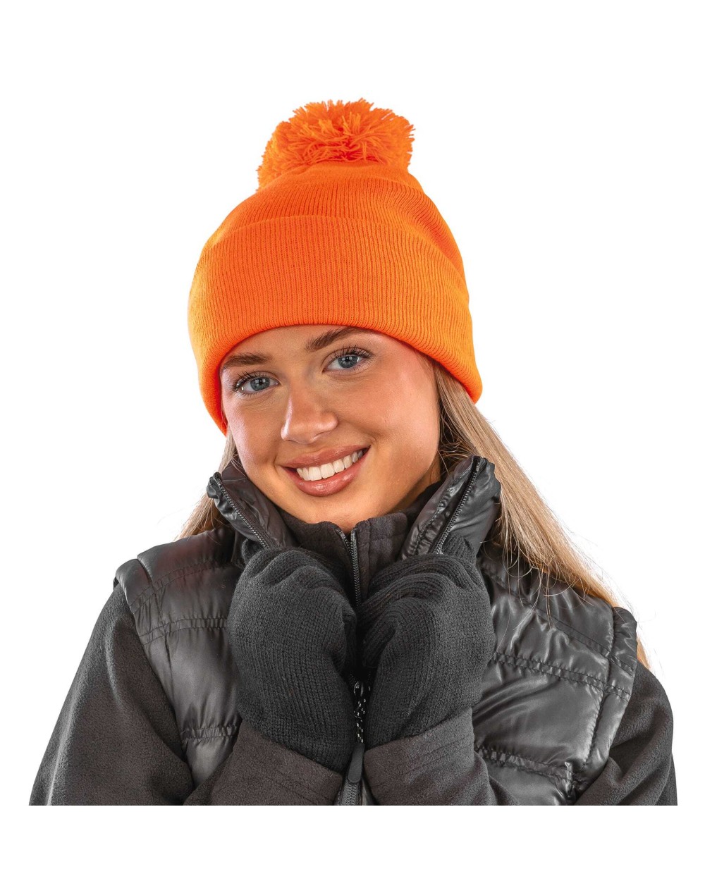 Mutsen RESULT Pomponmuts Beanie voor bedrukking &amp; borduring