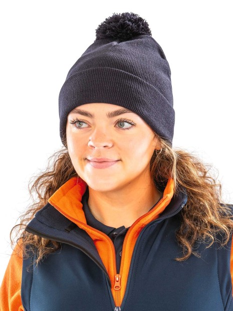 Bonnets à personnaliser RESULT Bonnet pompon BEANIE 