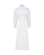 Schorten BISTRO BY JASSZ BERLIN Long Bistro Apron with Vent and Pocket voor bedrukking &amp; borduring