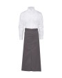 Tabliers personnalisable BISTRO BY JASSZ BERLIN Long Bistro Apron with Vent and Pocket