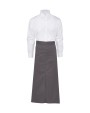 Schorten BISTRO BY JASSZ BERLIN Long Bistro Apron with Vent and Pocket voor bedrukking &amp; borduring
