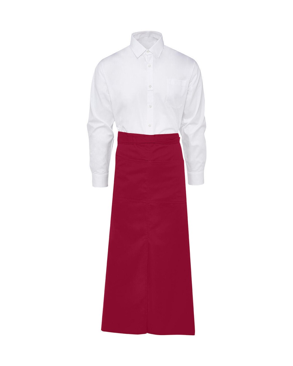 BISTRO BY JASSZ BERLIN Long Bistro Apron with Vent and Pocket Schürzen personalisierbar