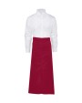 Schorten BISTRO BY JASSZ BERLIN Long Bistro Apron with Vent and Pocket voor bedrukking &amp; borduring