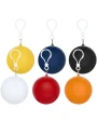 Jassen 4DO Fog poncho in ronde plastic verpakking met karabijnhaak voor bedrukking &amp; borduring