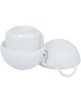 Jassen 4DO Fog poncho in ronde plastic verpakking met karabijnhaak voor bedrukking &amp; borduring