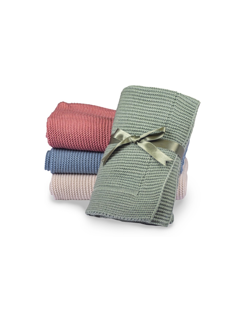 Fleecedekens A&R Babiezz® Soft Knitted Blanket voor bedrukking &amp; borduring