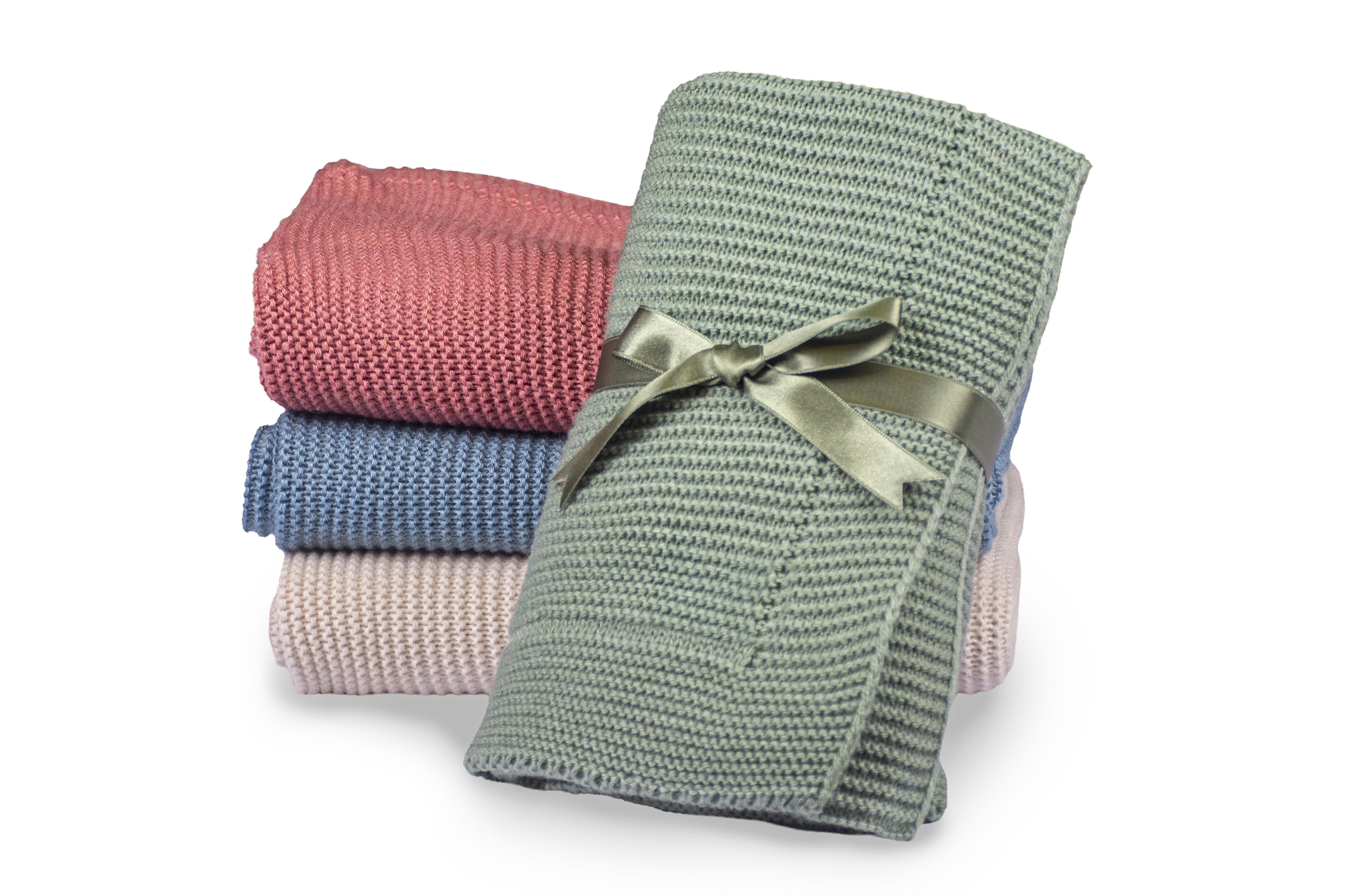 Fleecedekens A&R Babiezz® Soft Knitted Blanket voor bedrukking &amp; borduring