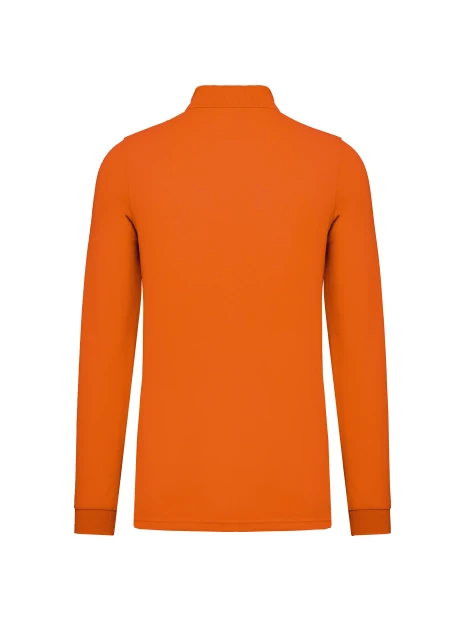 WK. DESIGNED TO WORK Polo manches longues homme /api/colors/d51260d5-b263-4200-988d-ee19f414959e personnalisable