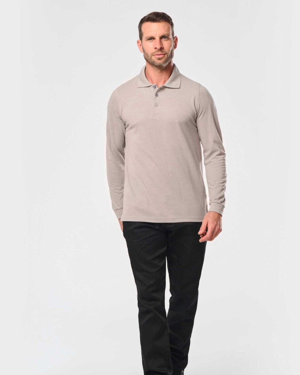 Polos personnalisable WK. DESIGNED TO WORK Polo manches longues homme