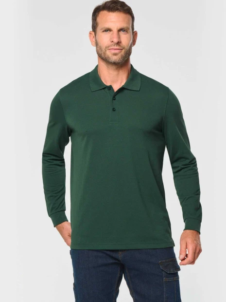 Polos à personnaliser WK. DESIGNED TO WORK Polo manches longues homme 