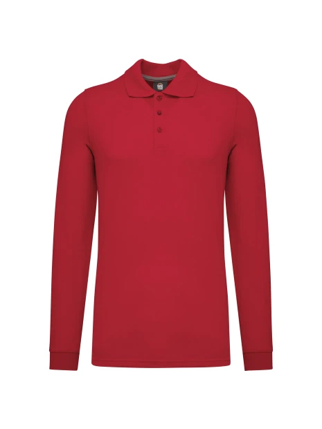 WK. DESIGNED TO WORK Polo manches longues homme /api/colors/c953313a-9c9d-493b-934e-ddcf8fada2ae personnalisable