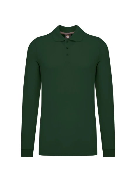 WK. DESIGNED TO WORK Polo manches longues homme /api/colors/04ff5422-733a-4283-80b4-be8cd0eba314 personnalisable
