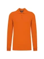 WK. DESIGNED TO WORK Polo manches longues homme /api/colors/d51260d5-b263-4200-988d-ee19f414959e personnalisable