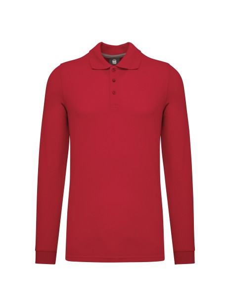 WK. DESIGNED TO WORK Polo manches longues homme /api/colors/c953313a-9c9d-493b-934e-ddcf8fada2ae personnalisable