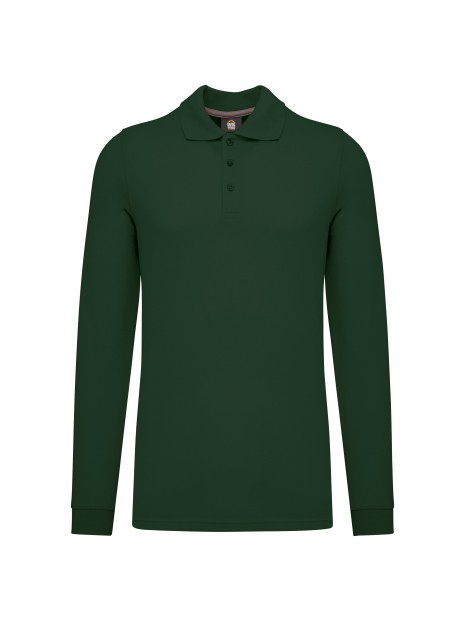 WK. DESIGNED TO WORK Polo manches longues homme /api/colors/04ff5422-733a-4283-80b4-be8cd0eba314 personnalisable