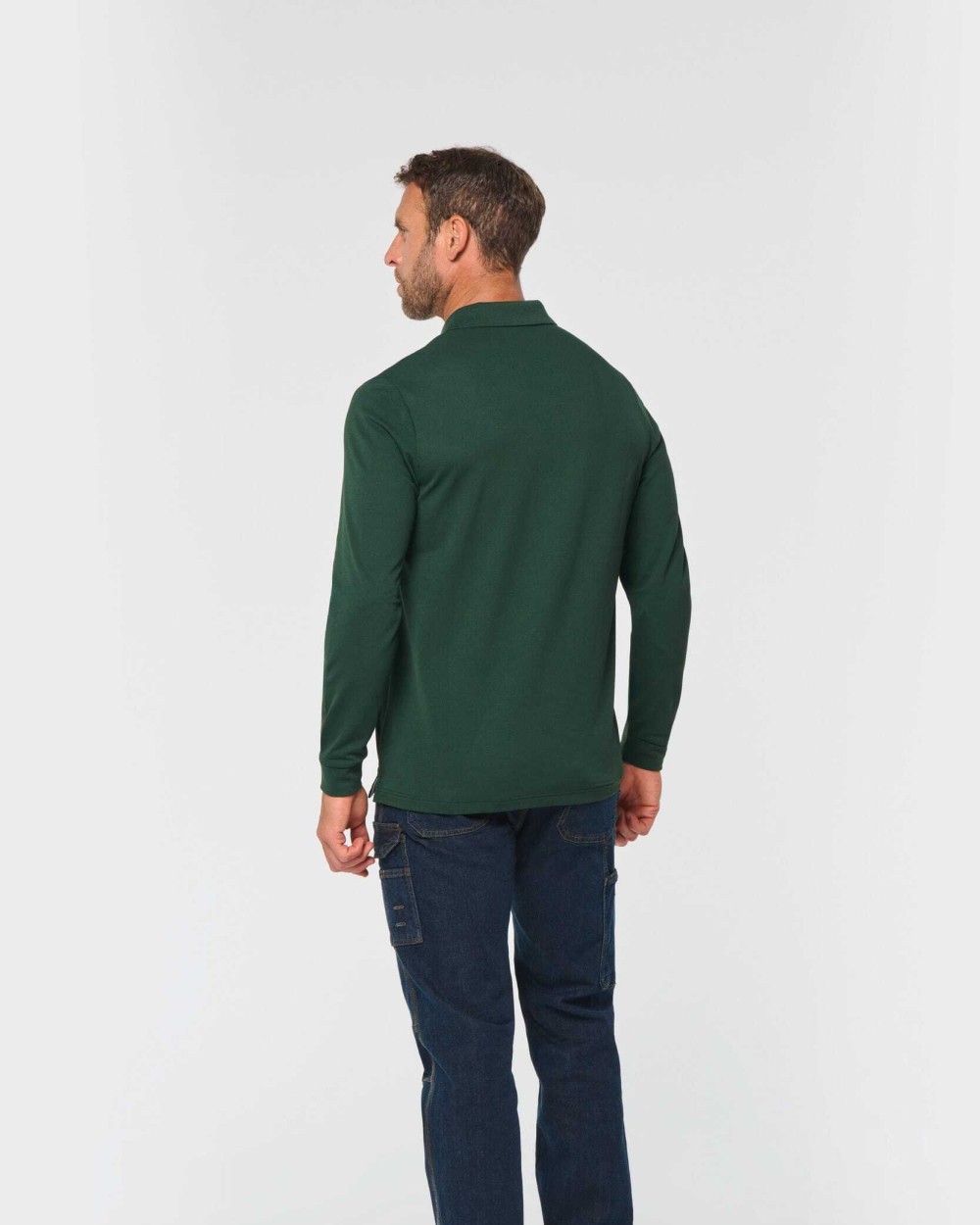 Polo's WK. DESIGNED TO WORK Polo lange mouwen voor bedrukking &amp; borduring