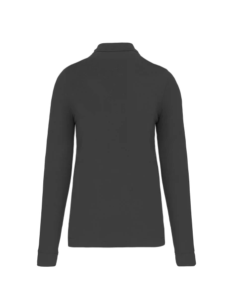 WK. DESIGNED TO WORK Polo manches longues homme /api/colors/3664e9be-231a-44a8-bacd-707b001b474c personnalisable