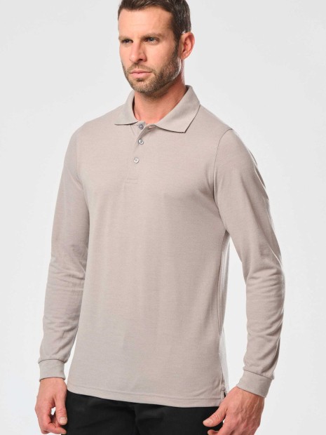 Polos à personnaliser WK. DESIGNED TO WORK Polo manches longues homme 