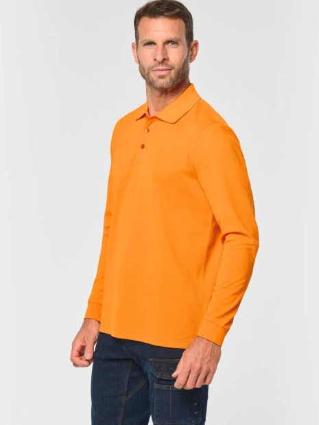 Polos à personnaliser WK. DESIGNED TO WORK Polo manches longues homme 