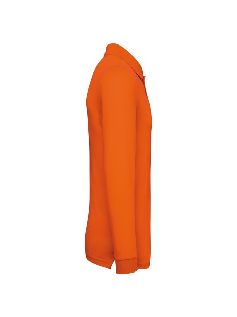 WK. DESIGNED TO WORK Polo manches longues homme /api/colors/d51260d5-b263-4200-988d-ee19f414959e personnalisable
