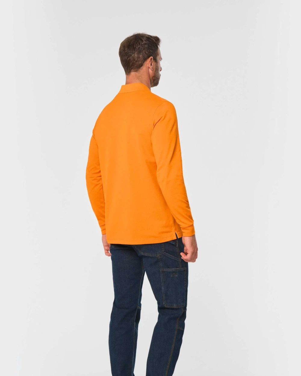 Polo's WK. DESIGNED TO WORK Polo lange mouwen voor bedrukking &amp; borduring