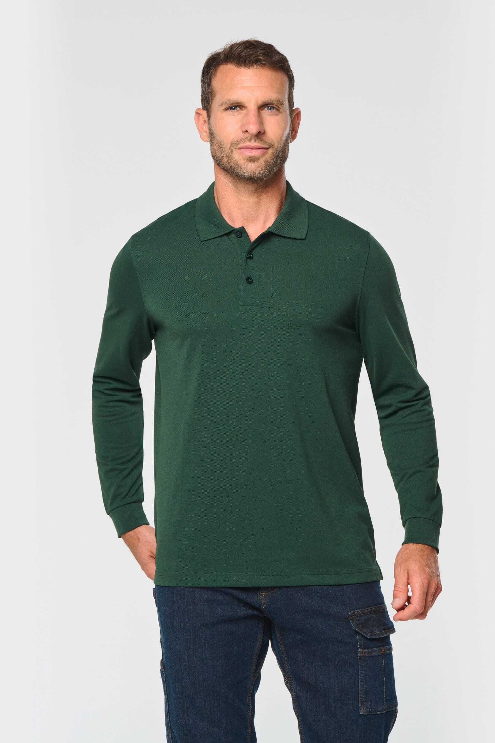 Polos personnalisable WK. DESIGNED TO WORK Polo manches longues homme
