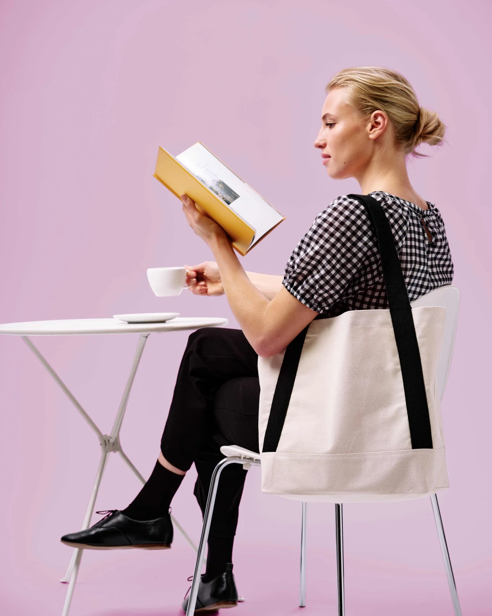 NUTSHELL Dakota recycled contrast strap tote Taschen personalisierbar