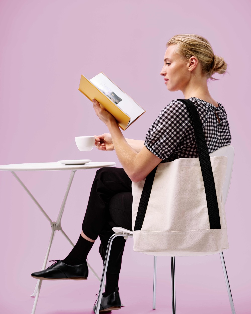 NUTSHELL Dakota recycled contrast strap tote Taschen personalisierbar