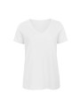 T-Shirts personnalisable B&C T-shirt Organic Inspire col V Femme