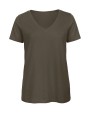 T-Shirts personnalisable B&C T-shirt Organic Inspire col V Femme